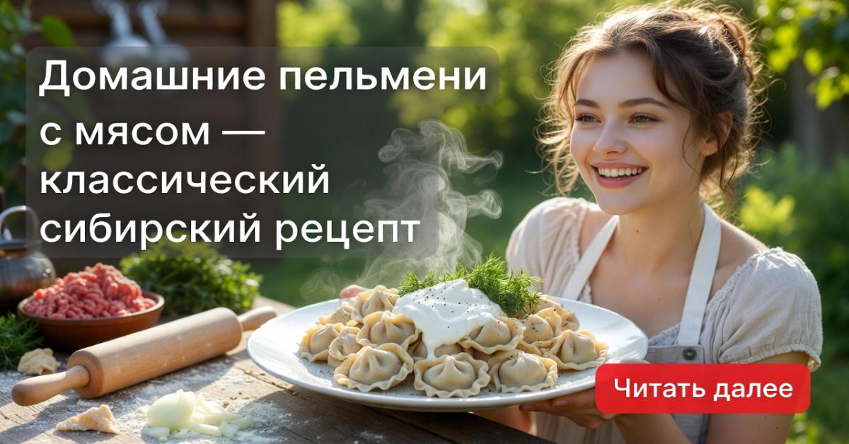 Домашние пельмени с мясом — классический сибирский рецепт пошагово - Appiconic