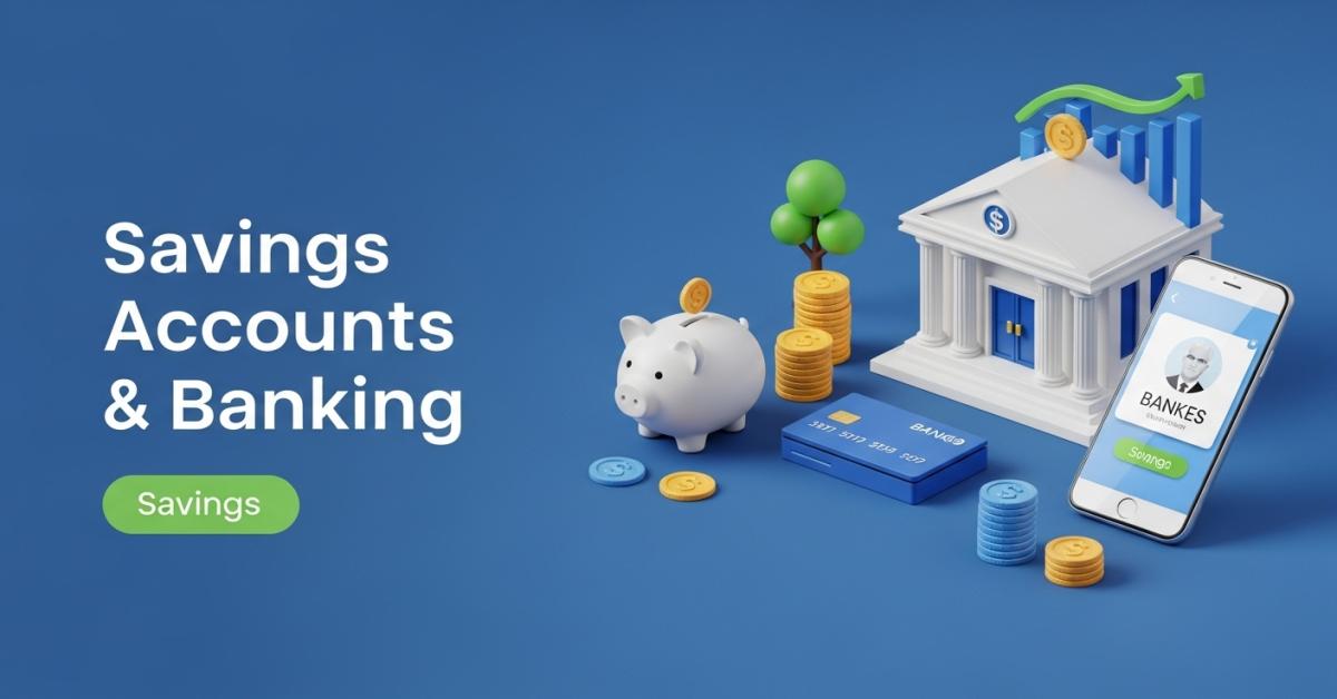 Savings Accounts & Banking: Complete Guide to Smart Saving, Interest & Modern Banking - Appiconic