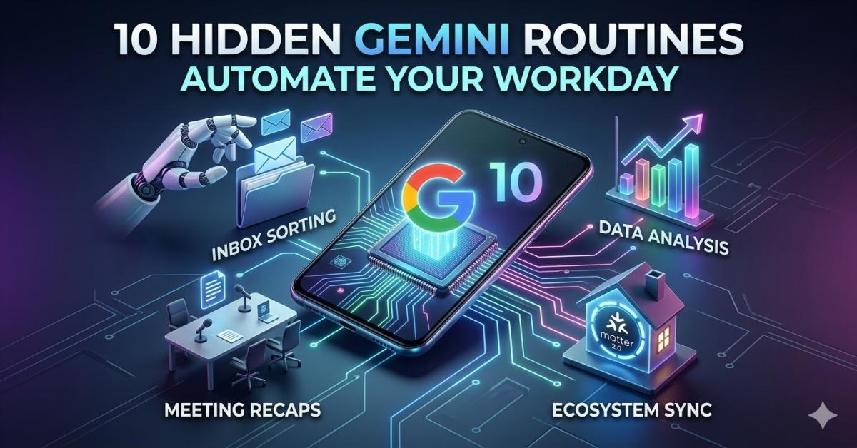 10 Hidden Google Gemini Routines that will Automate Your Entire Workday - Appiconic