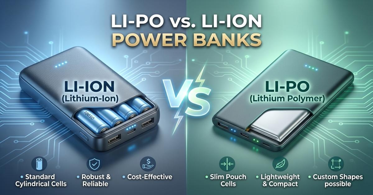 Li-Po vs. Li-Ion Power Banks: Portable Energy - Appiconic