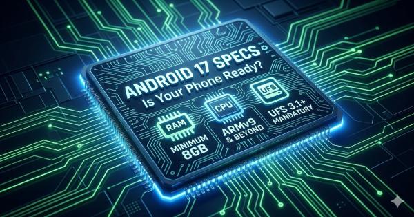 Android 17 Hardware Requirements: Minimum RAM, CPU, and Storage for API 37